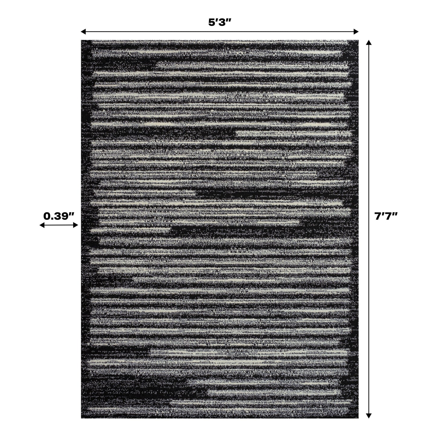 JONATHAN Y Aksil Modern Berber Stripe Area Rug