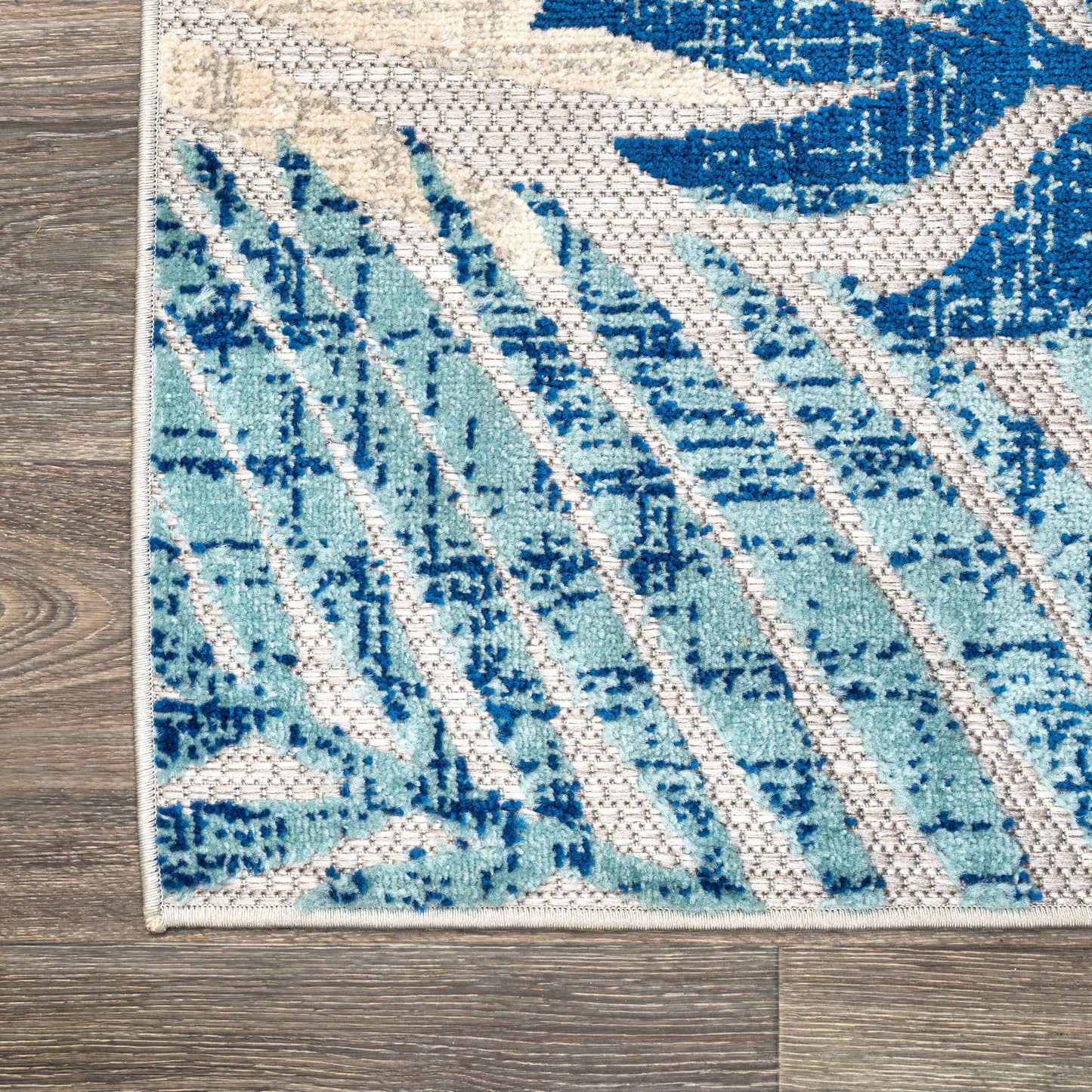 JONATHAN Y Aydin Palm Leaves Indoor/Outdoor Area Rug