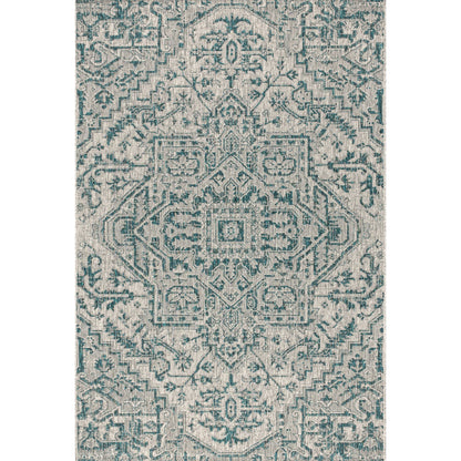 JONATHAN Y Charleston Medallion Indoor/Outdoor Area Rug