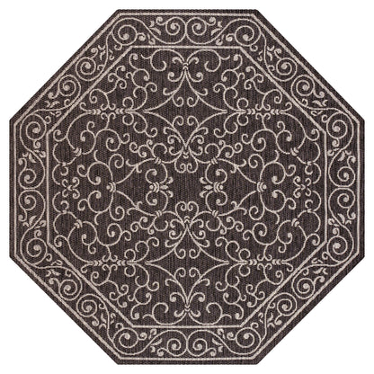 JONATHAN Y Filigree Textured Weave Indoor/Outdoor Area Rug