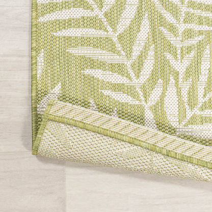 JONATHAN Y Galon Palm Frond Indoor/Outdoor Area Rug
