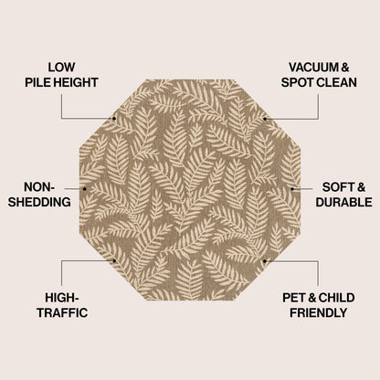 JONATHAN Y Galon Palm Frond Indoor/Outdoor Area Rug