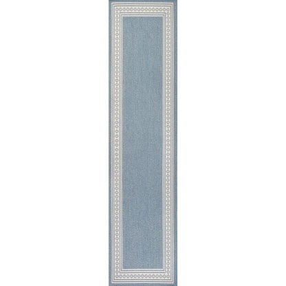 JONATHAN Y Havana Classic Diamond Border Indoor/Outdoor Area Rug