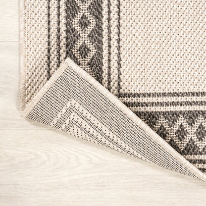 JONATHAN Y Havana Classic Diamond Border Indoor/Outdoor Area Rug