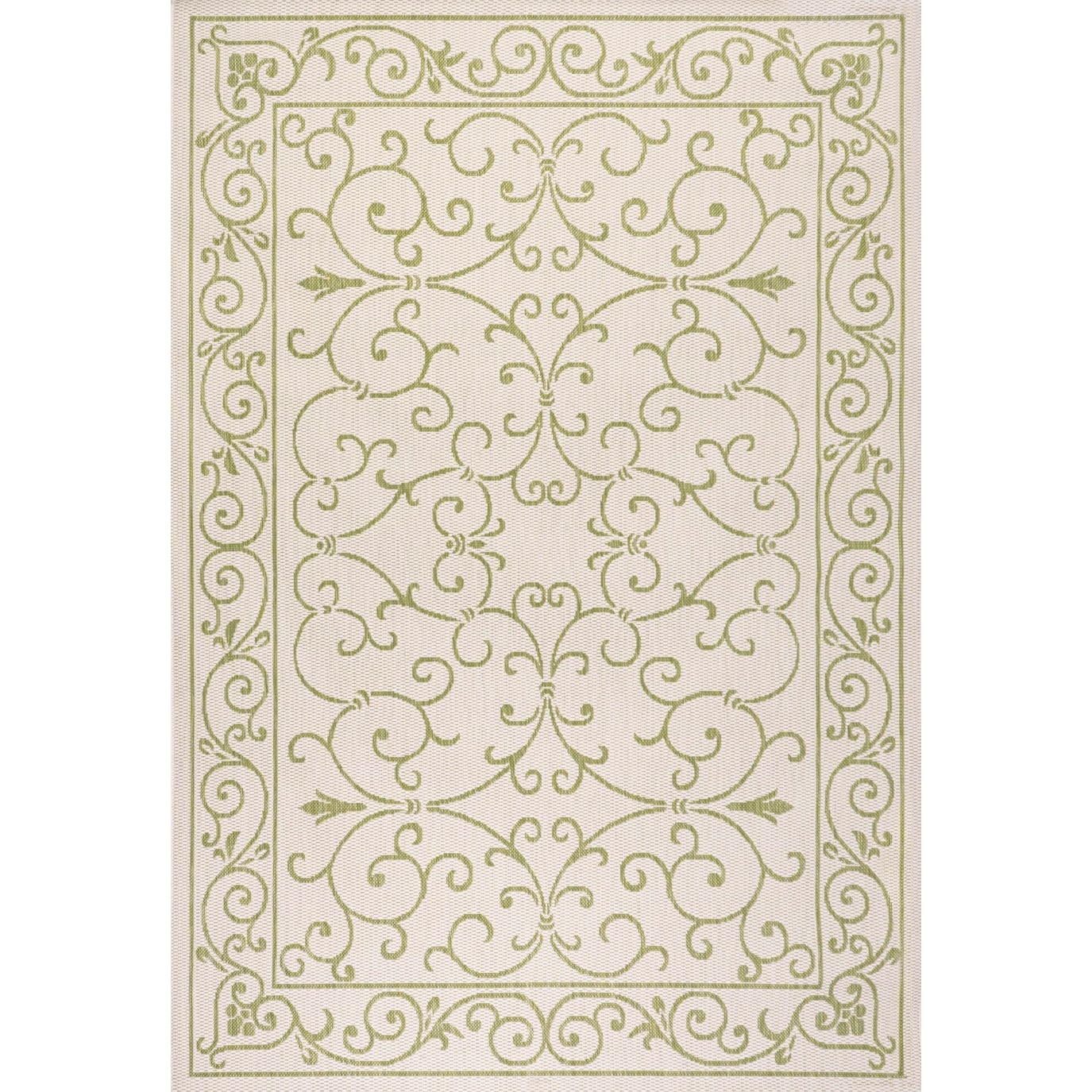 JONATHAN Y Filigree Textured Weave Indoor/Outdoor Area Rug