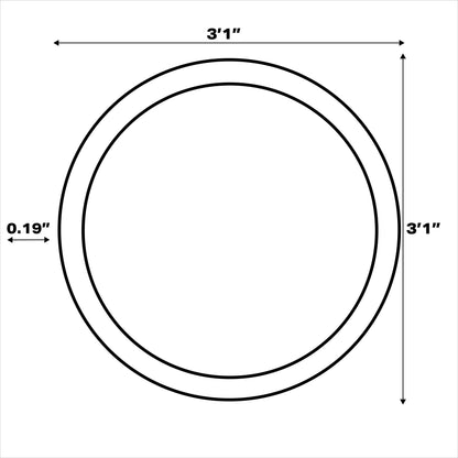 JONATHAN Y Filigree Textured Weave Indoor/Outdoor Area Rug