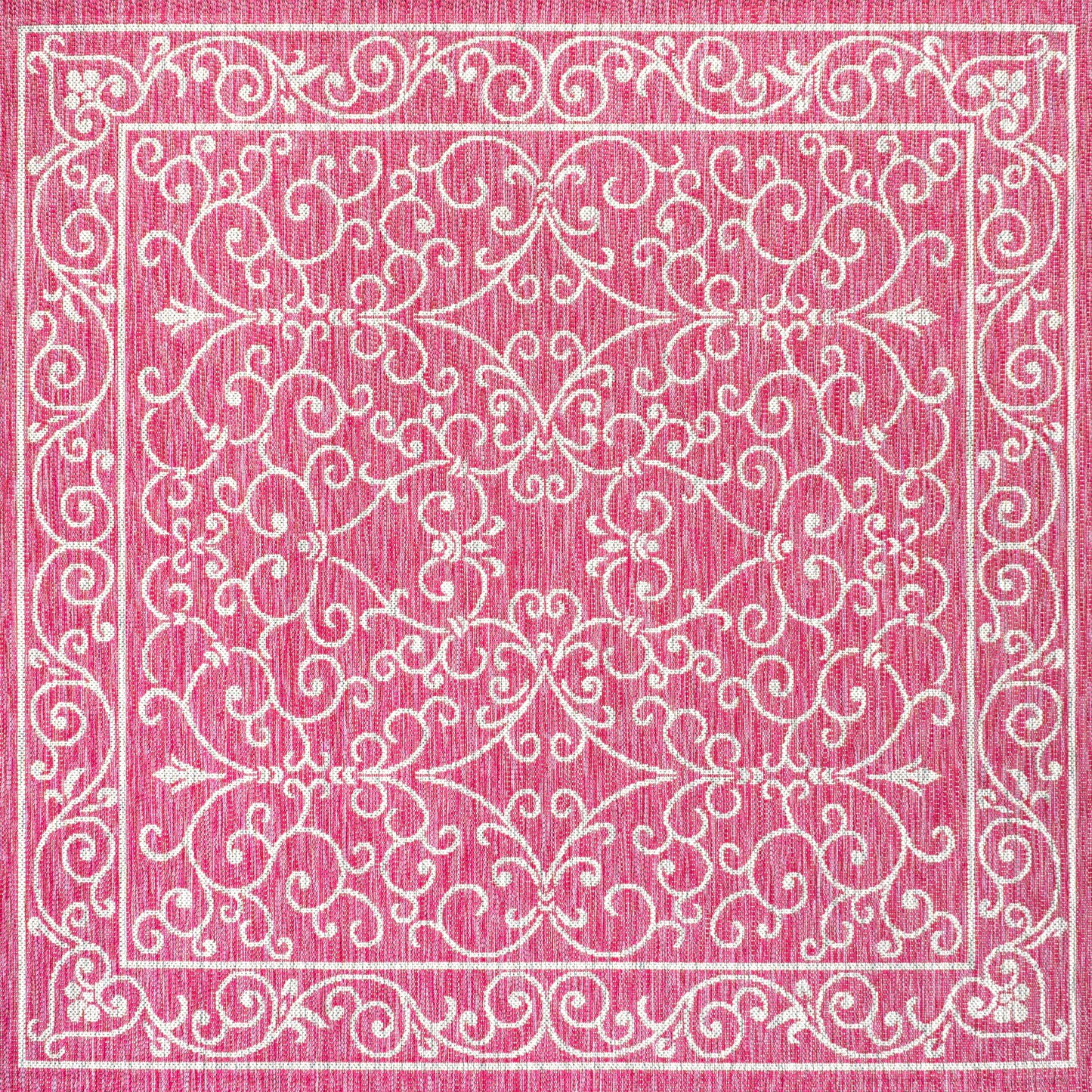 JONATHAN Y Filigree Textured Weave Indoor/Outdoor Area Rug