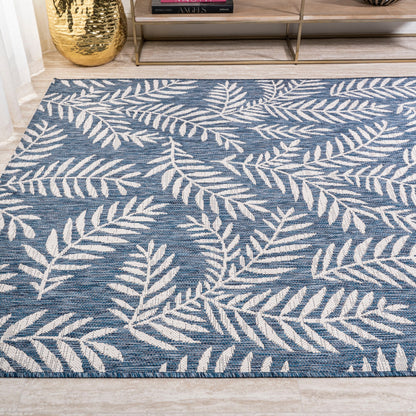 JONATHAN Y Galon Palm Frond Indoor/Outdoor Area Rug