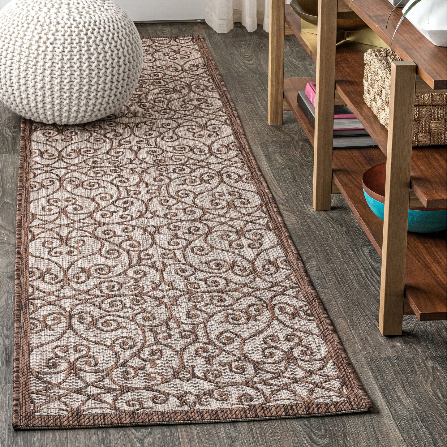 JONATHAN Y Ourika Textured Weave Indoor/Outdoor Area Rug