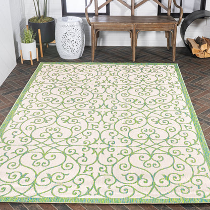 JONATHAN Y Ourika Textured Weave Indoor/Outdoor Area Rug