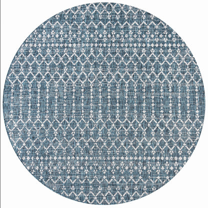 JONATHAN Y Trebol Moroccan Geometric Textured Weave Indoor/Outdoor Area Rug