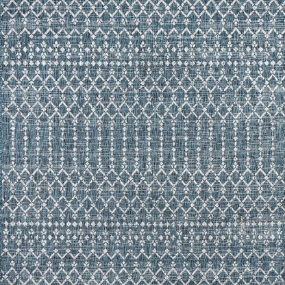 JONATHAN Y Trebol Moroccan Geometric Textured Weave Indoor/Outdoor Area Rug