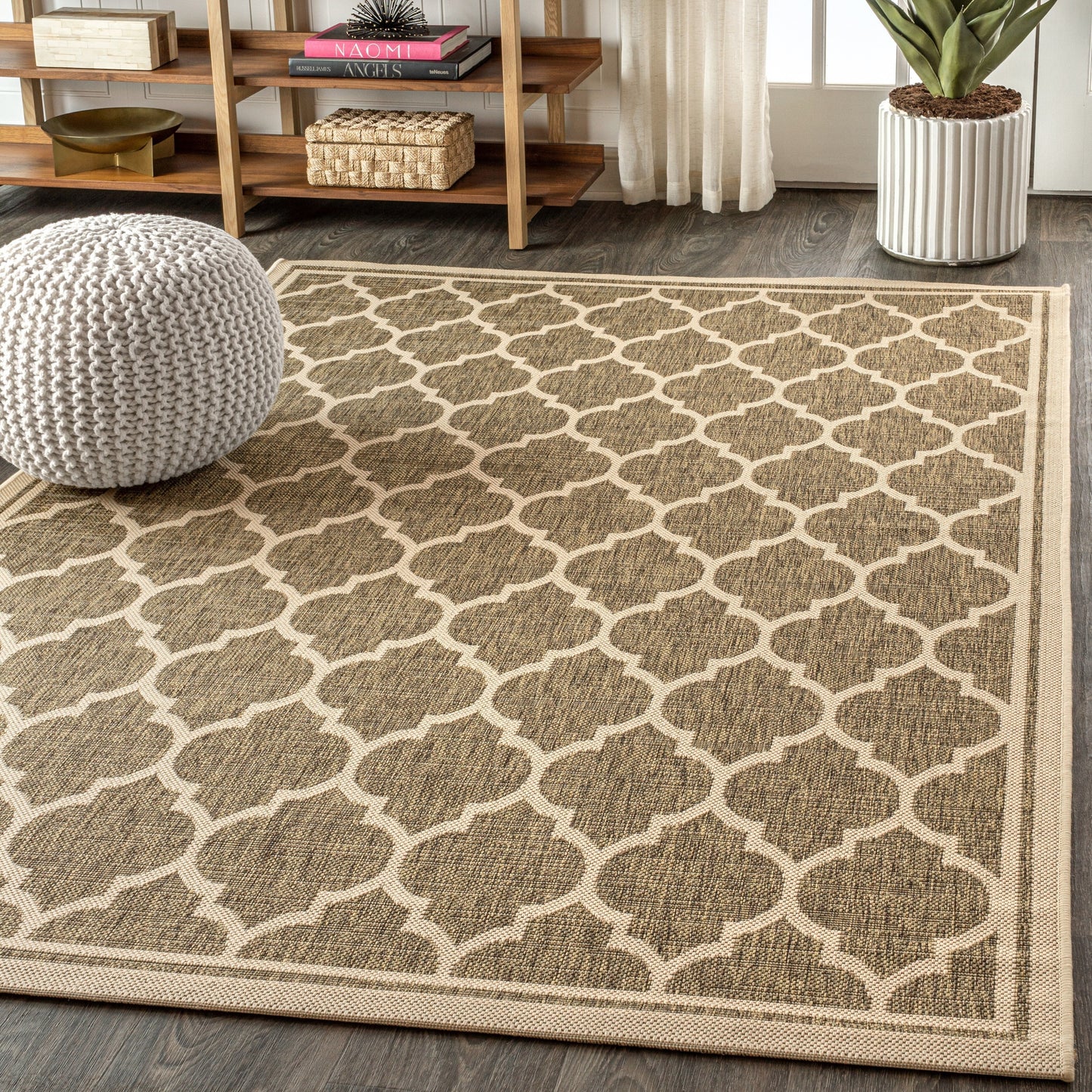 JONATHAN Y Zinnia Textured Weave Indoor/Outdoor Area Rug