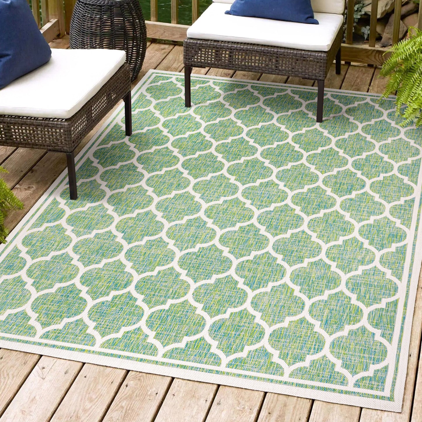 JONATHAN Y Zinnia Textured Weave Indoor/Outdoor Area Rug