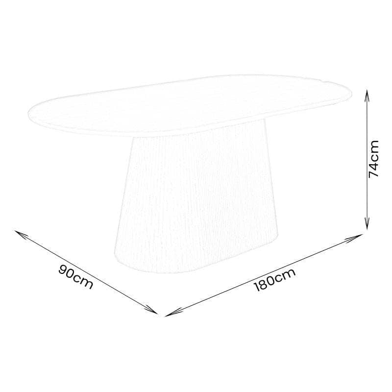 Jasmine Dining Table - Natural