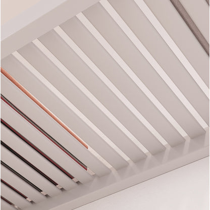 Système de placard à armoire en bois massif John Louis Home, blanc