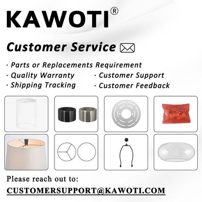 KAWOTI Applique murale de salle de bain en métal à 4 lumières avec abat-jour en verre, intensité variable