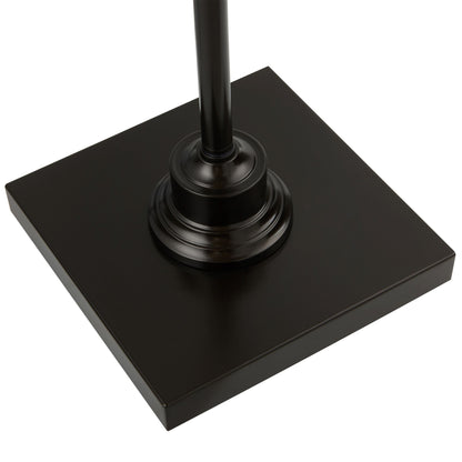 KAWOTI 60.5'' 2-Light Floor Lamp with Empire Fabric Shade