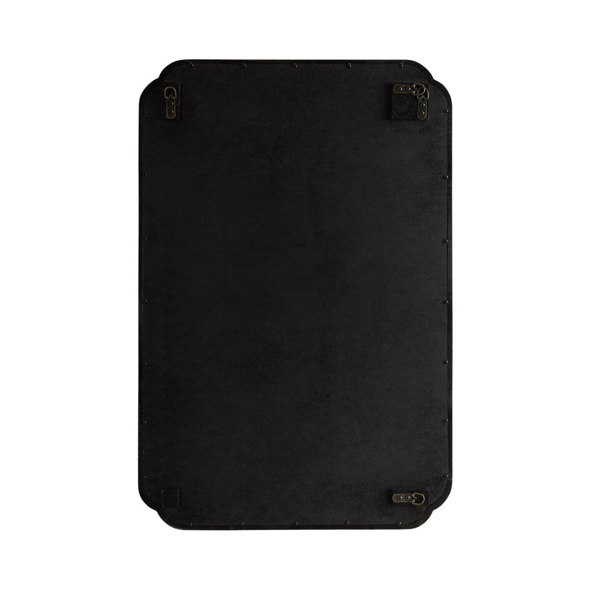 Kate and Laurel Marston Miroir mural carré en bois