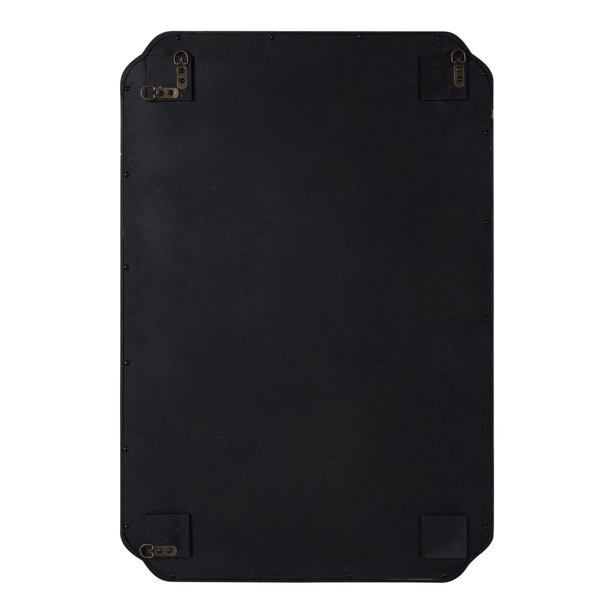 Kate and Laurel Marston Miroir mural carré en bois