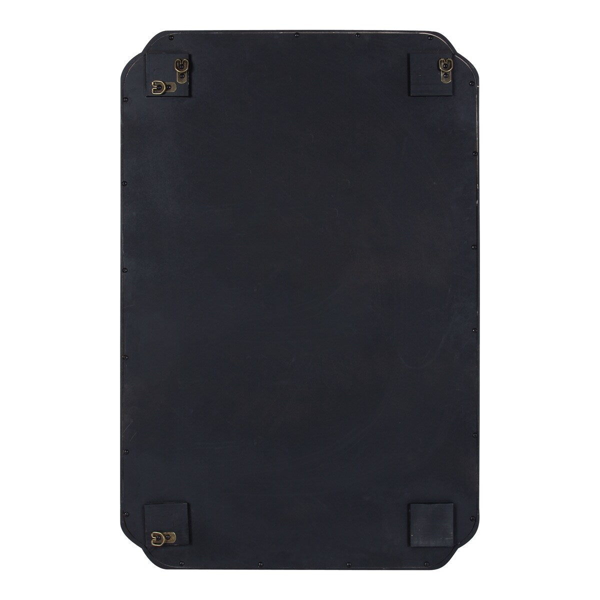 Kate and Laurel Marston Miroir mural carré en bois