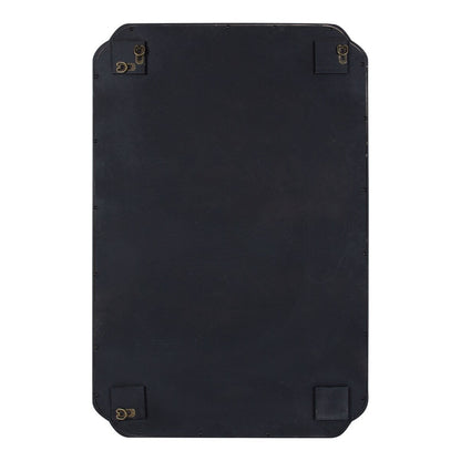 Kate and Laurel Marston Miroir mural carré en bois