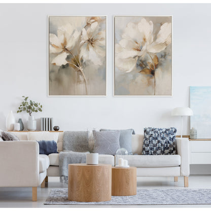 Toile botanique abstraite à perles Sylvie de Kate and Laurel