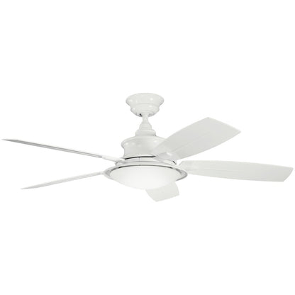 Ventilateur de plafond Kichler Cameron 52 à 5 pales avec LED et télécommande