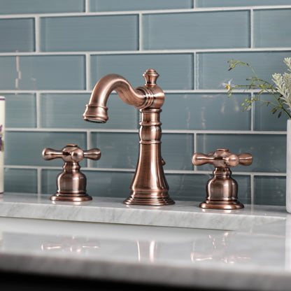 Robinet de salle de bain à large espacement de 8 pouces, modèle American Classic