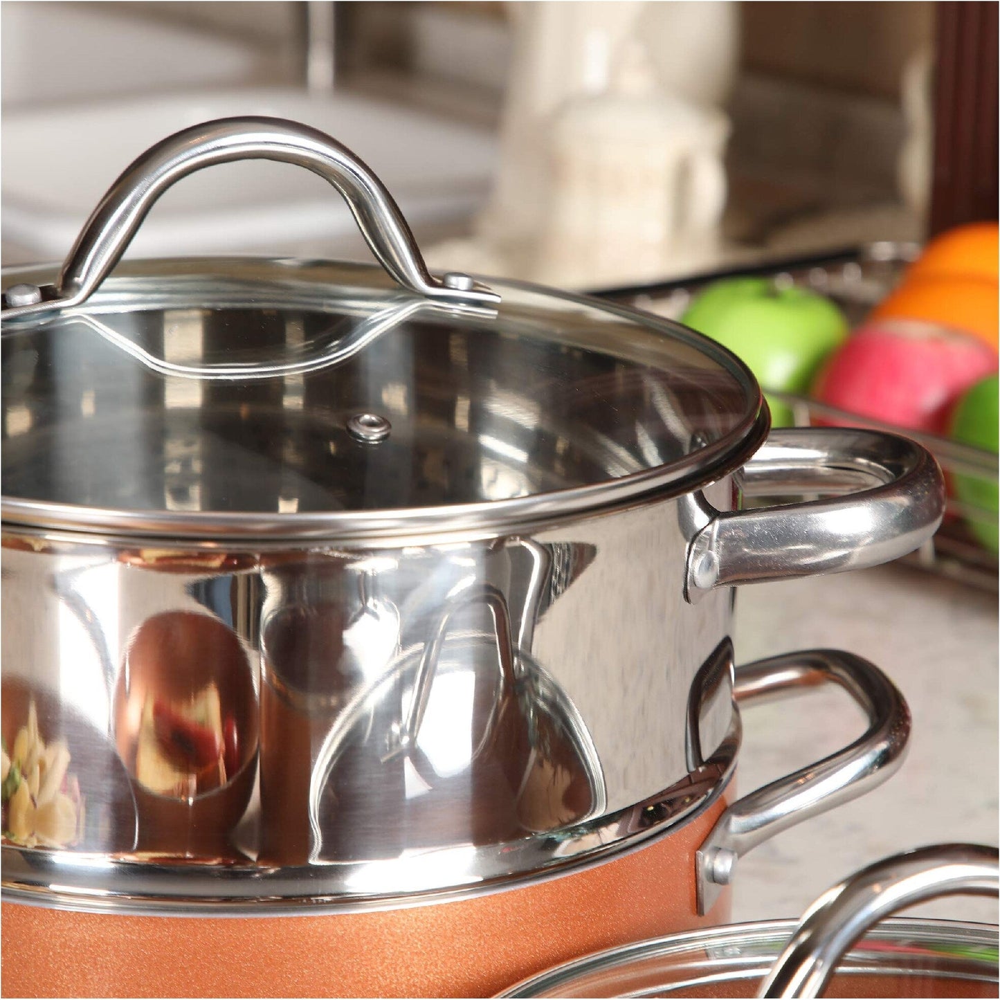 Kitchen Academy 12/30-piece Nonstick Induction Cookware Set