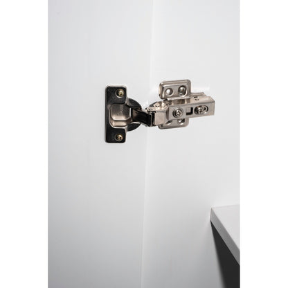 Palace Imports Armoire Kyle à 4 portes en bois massif avec portes en bois massif ou en miroir