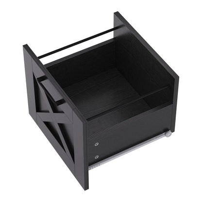 Bureau de jeu en forme de L Moasis, bureau d'ordinateur d'angle de 59 pouces avec support de moniteur