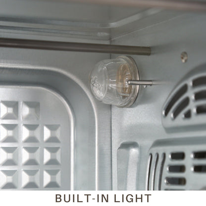 Four à convection, grille-pain, rotisserie et friteuse à air LNC 12-en-1, grand modèle 34QT pour comptoir - 19,5 L x 15 l x 12,5 H (cm)