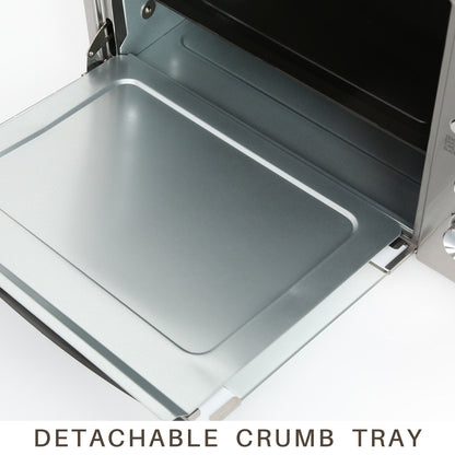 Four à convection, grille-pain, rotisserie et friteuse à air LNC 12-en-1, grand modèle 34QT pour comptoir - 19,5 L x 15 l x 12,5 H (cm)