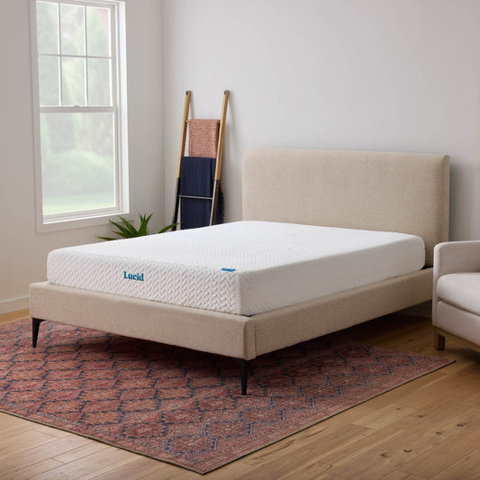 Lucid Matelas en mousse à mémoire de forme avec gel de luxe de 10 pouces