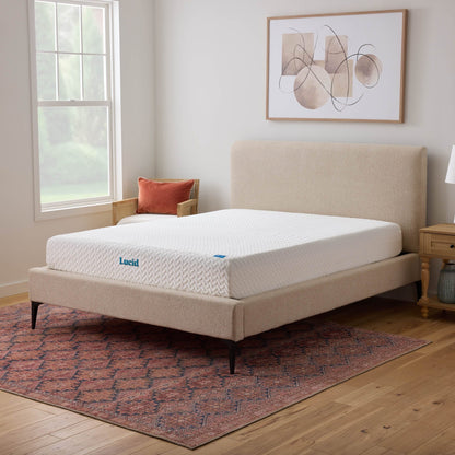Lucid Matelas en mousse à mémoire de forme avec gel de luxe de 10 pouces