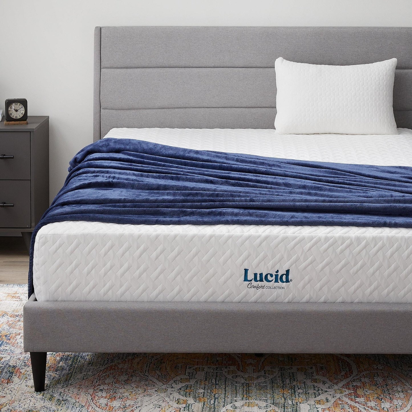 Matelas en mousse à mémoire de forme au gel ferme de 30 cm (12 pouces) Lucid