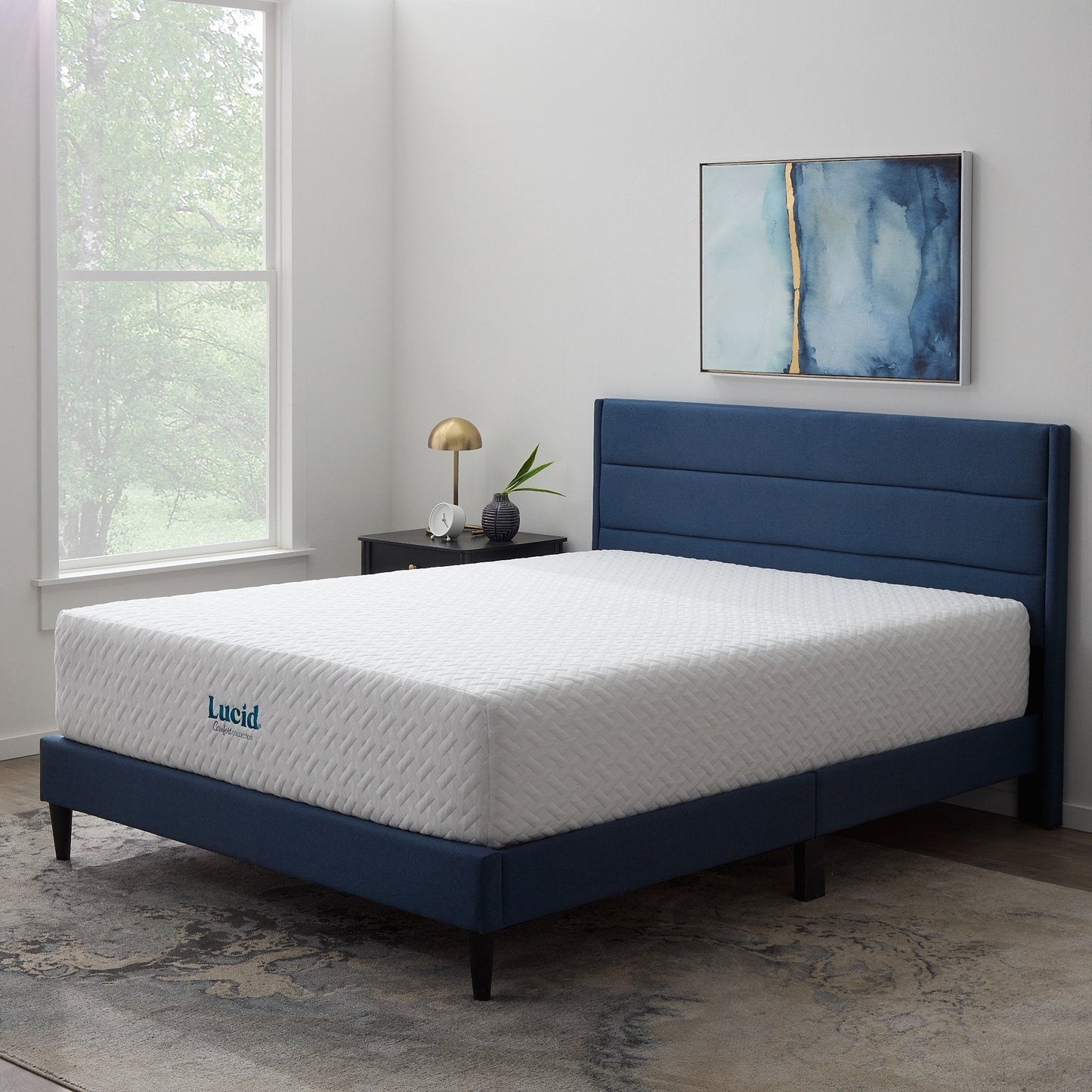 Matelas en mousse à mémoire de forme avec gel Lucid de 14 pouces