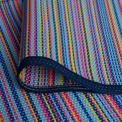 Lalune Beach Stripe Indoor Outdoor Area Rug