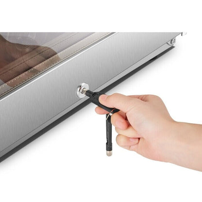 Cave à vin LanboPro à compression à double zone, 24 pouces, 44 bouteilles