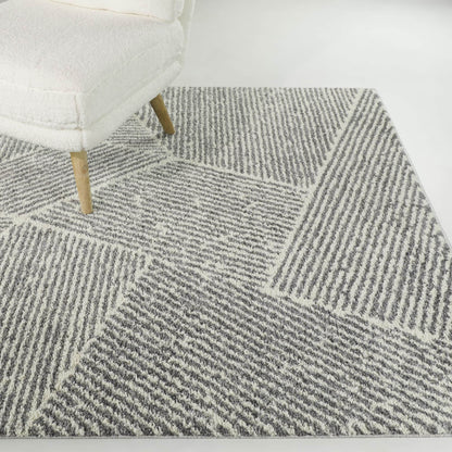 Larsen Modern Varied Stripes Area Rug