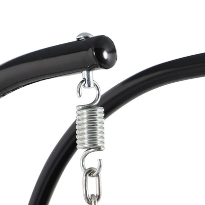 LeisureMod Chaise suspendue en forme d'œuf pour 2 personnes avec support - Hamac balançoire en rotin tressé pour intérieur/extérieur avec coussins