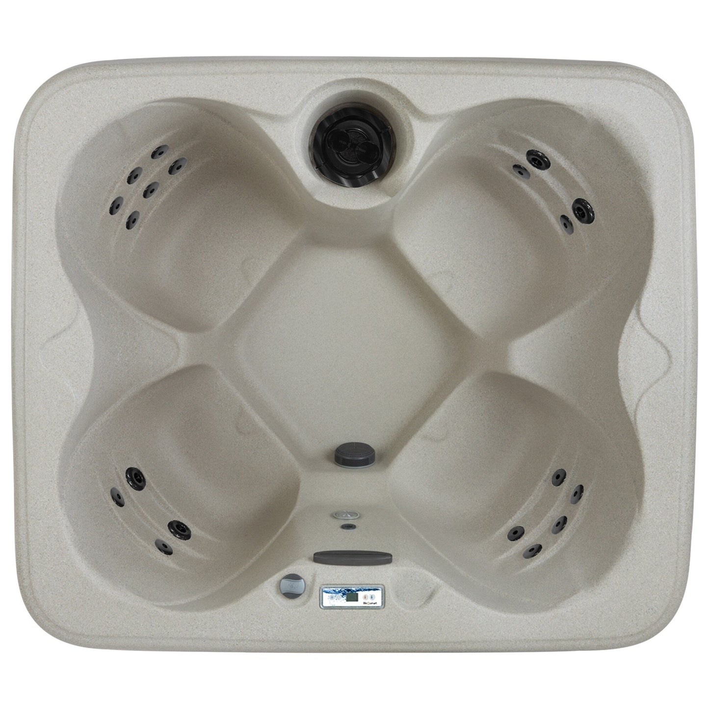 Spa Lifesmart LS100 4 places, 13 jets, 110 V, prêt à l'emploi, avec éclairage LED sous-marin.