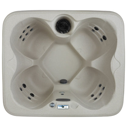 Spa Lifesmart LS100 4 places, 13 jets, 110 V, prêt à l'emploi, avec éclairage LED sous-marin.