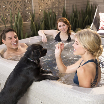 Spa Lifesmart LS100 4 places, 13 jets, 110 V, prêt à l'emploi, avec éclairage LED sous-marin.