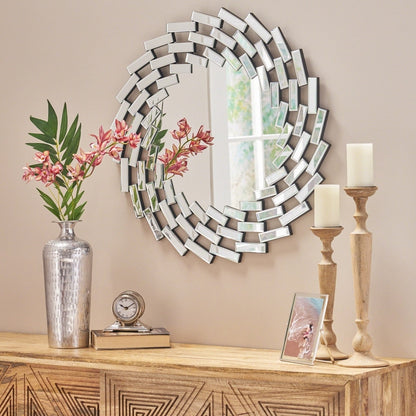 Miroir mural Lileas Glam de Christopher Knight Home - Argenté