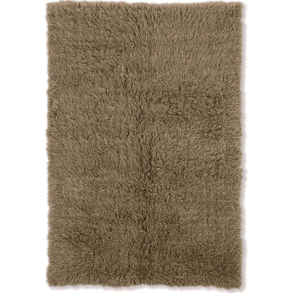 Linon Flokati Wool Thick Area Rug