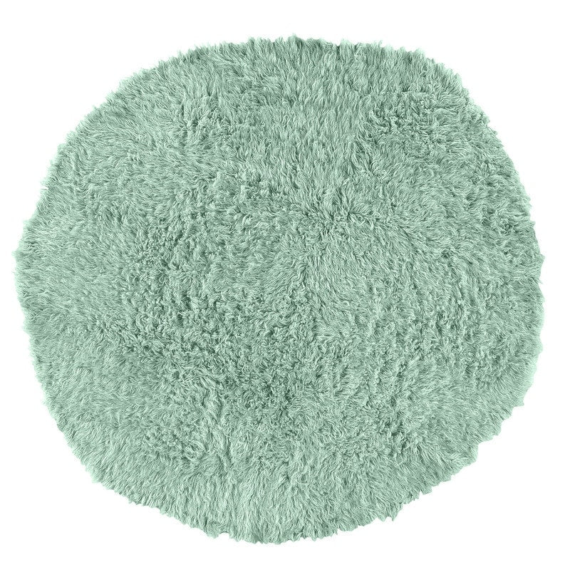 Linon Flokati Wool Thick Area Rug