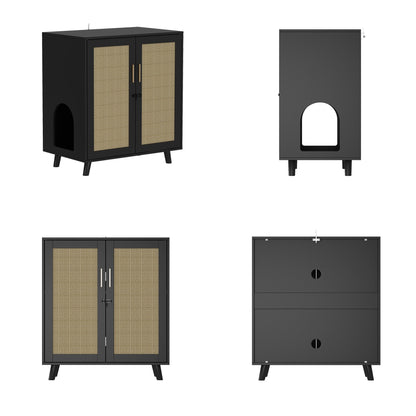 Abri pour litière, meuble pour litière de chat, table d'appoint, table de canapé