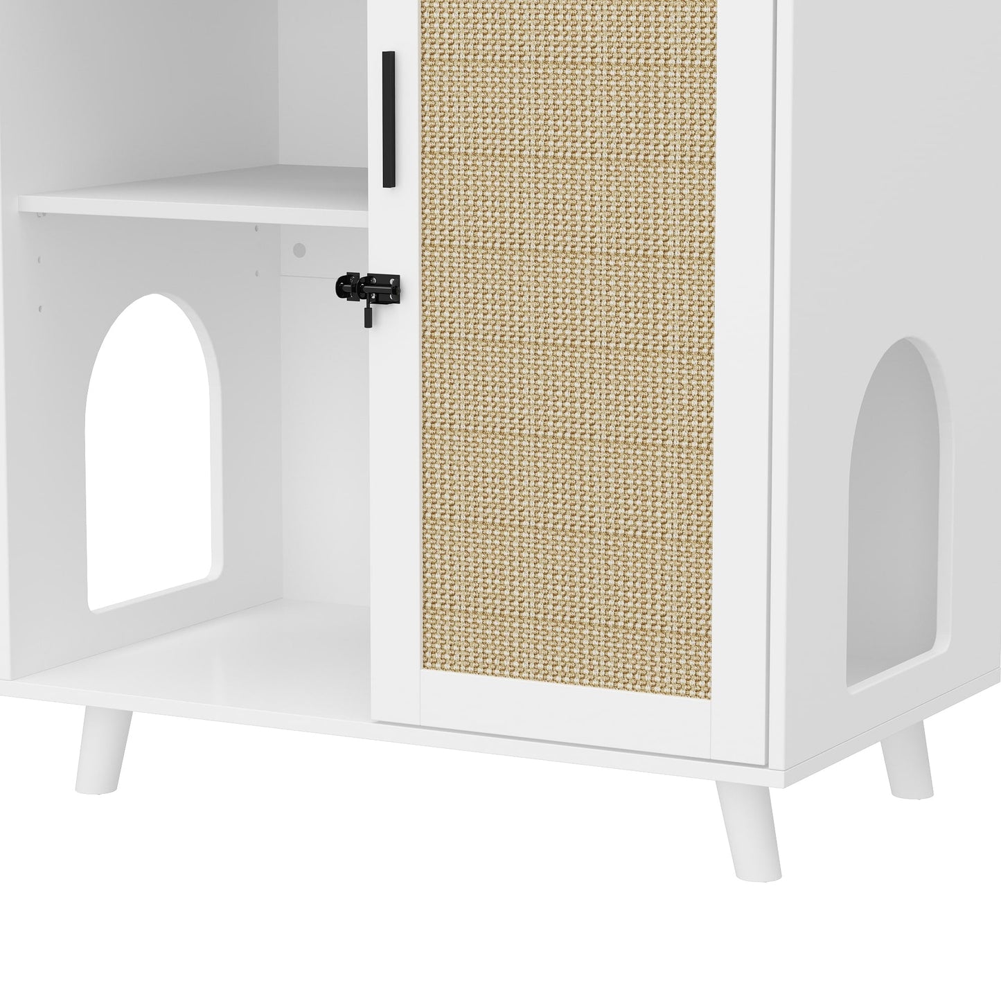 Abri pour litière, meuble pour litière de chat, table d'appoint, table de canapé